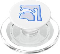 Cavité doublée de Membrane Pharynx derrière Le Nez et la Bouche PopSockets PopGrip pour MagSafe