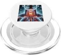 Cavité doublée de Membrane Pharynx derrière Le Nez et la Bouche PopSockets PopGrip pour MagSafe