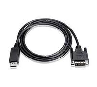 Techly ICOC DSP-C12-020 câble vidéo et adaptateur 2 m DisplayPort DVI Noir