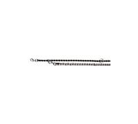Cavo laisse reglable L-XL : 2mxO18mm - Noir et argent - Pour chien