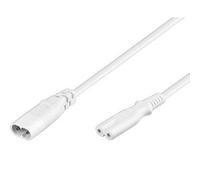 Cavo Prolunga alimentazione 2 poli C7/C8 2mt bianco