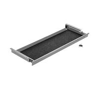 CAVO Tiroir à documents en acier 850 mm gris verrouillable avec passage de câbles Tiroir pour tables de bureau pour objets de valeur