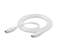 Câble de charge CELLULARLINE 1.2M USB-C vers USB-C blanc