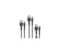 SBS TEKITUSBC3IN1K câble USB USB 2.0 2 m USB A USB C Noir