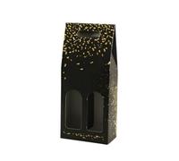 CAVSERVICE-Valisette Petra noir - pour 2 bouteilles