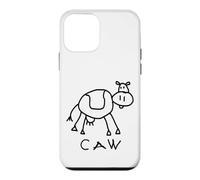 Caw Funny Cow Meme Brainrot Animal Citation Coque pour iPhone 12 Mini
