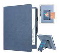 Caweet Étui pour Pocketbook InkPad One 10,3" (modèle 2026), en Cuir PU, de qualité supérieure, avec Support Pliable, Compartiment pour Cartes et dragonne, Bleu