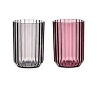CAWEIN Lot de 2 tasses de salle de bain, porte-brosse à dents, tasses de rangement, gobelets de rangement multifonctionnels, gobelets réutilisables et incassables