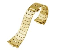 CAWEUER Bracelet de montre compatible avec la Tissot PRX Series Super Player T137410 for homme, chaîne en acier inoxydable fin, accessoires(Gold)