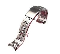 CAWEUER Bracelet de montre compatible avec TISSOT 1853 PRC200 T17 T461 T055 T014, boucle déployante for homme, 19 mm, 20, chaîne en acier inoxydable(20mm)