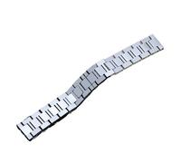CAWEUER Bracelet de montre en acier inoxydable compatible avec Cartier Solo Claire for homme et femme, 20 mm 22(22mm)