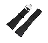 CAWEUER Bracelet de montre en cuir vache véritable compatible avec les montres CK Calvin Klein K0Q21107 et K0Q21120, grande chaîne for homme, 28 mm(Beige)