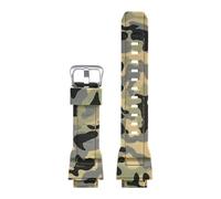 CAWEUER Bracelet de montre en TPU étanche compatible avec Casio GW-9400 GW-9300 G-9300(Camo beige-S)