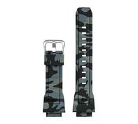 CAWEUER Bracelet de montre en TPU étanche compatible avec Casio GW-9400 GW-9300 G-9300(Camo black-S)