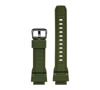 CAWEUER Bracelet de montre en TPU étanche compatible avec Casio GW-9400 GW-9300 G-9300(Green-B)