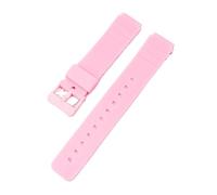 CAWEUER Bracelet de montre sport étanche en TPU 16 mm, compatible avec Casio MQ-24, MQ-27, MQ-76, MQ24, MW-59, MW-240(Pink)