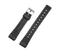 CAWEUER Bracelet de montre sport étanche en TPU 16 mm, compatible avec Casio MQ-24, MQ-27, MQ-76, MQ24, MW-59, MW-240(Type C)