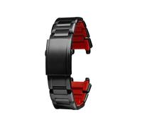 CAWEUER Bracelet de rechange en acier inoxydable 316L for montre homme Casio MTG-B1000 MTG-B2000 G-Shock Heart of Steel(Black red,For MTG-B2000)