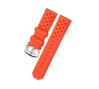 CAWEUER Compatible avec le bracelet de montre TAG Heuer série F1, boucle en acier Caz2011, Seiko Citizen, silicone respirant 22 mm(Red-Steel-K2)