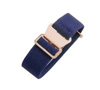 CAWEUER Compatible avec les bracelets de montre Tudor Parachute Qicheng Biwan Little Red Flower Seiko Water Ghost en nylon haute densité 18, 20 et 22 mm(Blue-Rose,22mm)