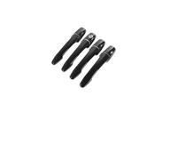 CAWEUER Couvre-poignée de porte compatible avec Mazda3 Mazda 3 BK MPS 2004-2009 2005 2006 2007 2008 ABS noir brillant - garniture de porte anti-rayures accessoires de voiture(Handle 1 Hole)