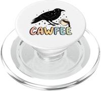 Cawfee Raven Café Amusant Halloween PopSockets PopGrip pour MagSafe