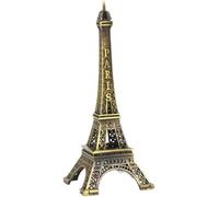 Cawhui Mini figurine en métal modèle Tour Eiffel française Décoration pour souvenirs de table de gâteau Cadeaux Fête Décoration de la maison