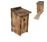 CAWI Nichoir pour appareil photo clignotant (caméra non incluse) - Bois écologique - Protection contre les prédateurs sans fil pour observer les oiseaux dans le jardin