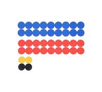 Cawila ACADEMY Lot d'aimants 30 mm Rouge/bleu Taille unique Sans sexe