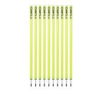 Cawila Academy Lot de 10 barres de slalom Jaune Longueur 100 cm