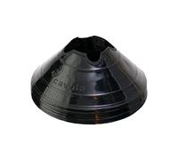 Cawila Lot de 10 coupelles de délimitation Différentes Couleurs M Noir 6 cm