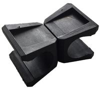 Cawila Retaining clip for rods with d25mm Barrière de training OS Noir