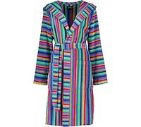 Cawö 7049 Peignoir court à capuche pour femme Multicolore 84