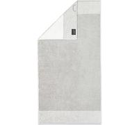 Cawö Home Serviettes Luxury Home Two-Tone 590 Platine 76 Serviette de bain 80 x 150 cm