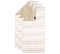 Cawö Serviette beige / blanc naturel, Taille 50x100cm