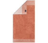 Cawö Serviette de douche orange foncé / blanc cassé, Taille 70_x_150_cm