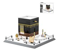 CAXIMSY Ensemble de Blocs de Construction Architecturale Islamique Mosquée Kaaba Modèle de Brique Jouet pour Adultes - Kit Hajj - Cadeaux de l'Aïd - 446 Pièces