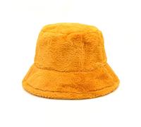 Caxndycing Chapeau seau pour femme en tissu moelleux doux confortable et chaud pour les jours froids d'hiver confortables accessoires de fête d'hiver