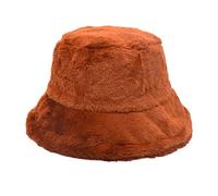Caxndycing Chapeau seau pour femme en tissu moelleux doux confortable et chaud pour les jours froids d'hiver confortables accessoires de fête d'hiver