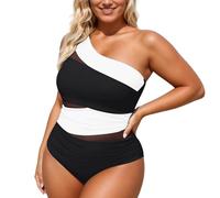 Caxndycing Maillot de bain robe de plage femme une pièce gainant maillot de bain sexy ventre plat bikini monokini aquafitness une pièce gainant sport léger vacances, autre, XXL