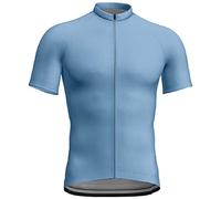 Caxndycing Maillot de cyclisme pour homme - Manches courtes - Veste de cyclisme - Maillot de cyclisme respirant - Séchage rapide, bleu marine, S