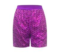 Caxndycing Mini short à paillettes pour femme - Pantalon skinny - Pantalon court scintillant - Pantalon chaud - Tenue de festival - Short scintillant - Short de fête - Clubwear - Taille V - Danse