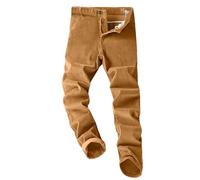 Caxndycing Pantalon en velours côtelé pour homme - Pantalon évasé des années 70 - Pantalon de loisirs - Jambe large - Pantalon chino - Carnaval - Tenue disco - Costume hippie - Pantalon de costume