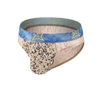 Caxndycing Sous-vêtements sexy pour homme - String - Body - Respirant - Avec renflement - Slip érotique - Body extensible - Pour le sport, Or rose, XXL