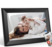 Caxtonz Cadre photo numérique avec écran tactile WiFi de 10,1 pouces, cadre photo numérique 800 x 1280 HD Smart Cloud à tout moment et n'importe où, utilisation dans l'application,