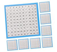 CAXUSD 10 Feuilles Tableau Numérique Lot Graphiques Mathématiques pour Éducation pour Classes et Enseignement à Outil Apprentissage Interactif pour Garçon Fille