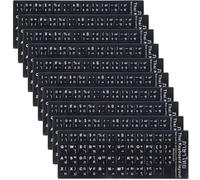 CAXUSD 10 pièces Autocollants Clavier Thaï pour Ordinateur Portable Protection Clavier Adapté Étudiants et Usage Bureau