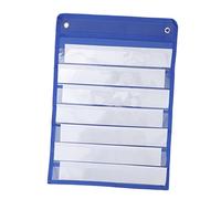 CAXUSD 10 Pièces Sac de Rangement Mural Magnétique Couches Pet Pochette Suspendue Transparente pour Tableau Blanc avec Planches Effaçables Organisateur Pédagogique pour Classe et Maison