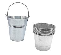 CAXUSD 10 pièces Seau Graisse Barbecue Extérieur avec Doublures Jetables Collecteur de Graisse pour Barbecue Facile à Installer Léger et Portable Accessoire Pratique pour Nettoyage BBQ