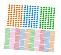 CAXUSD 100 Feuilles Étiquettes Décoratives Forme de Goutte Eau Autocollants Adhésifs Écrits pour Journaux Planners et Loisirs Créatifs Couleurs Chacune